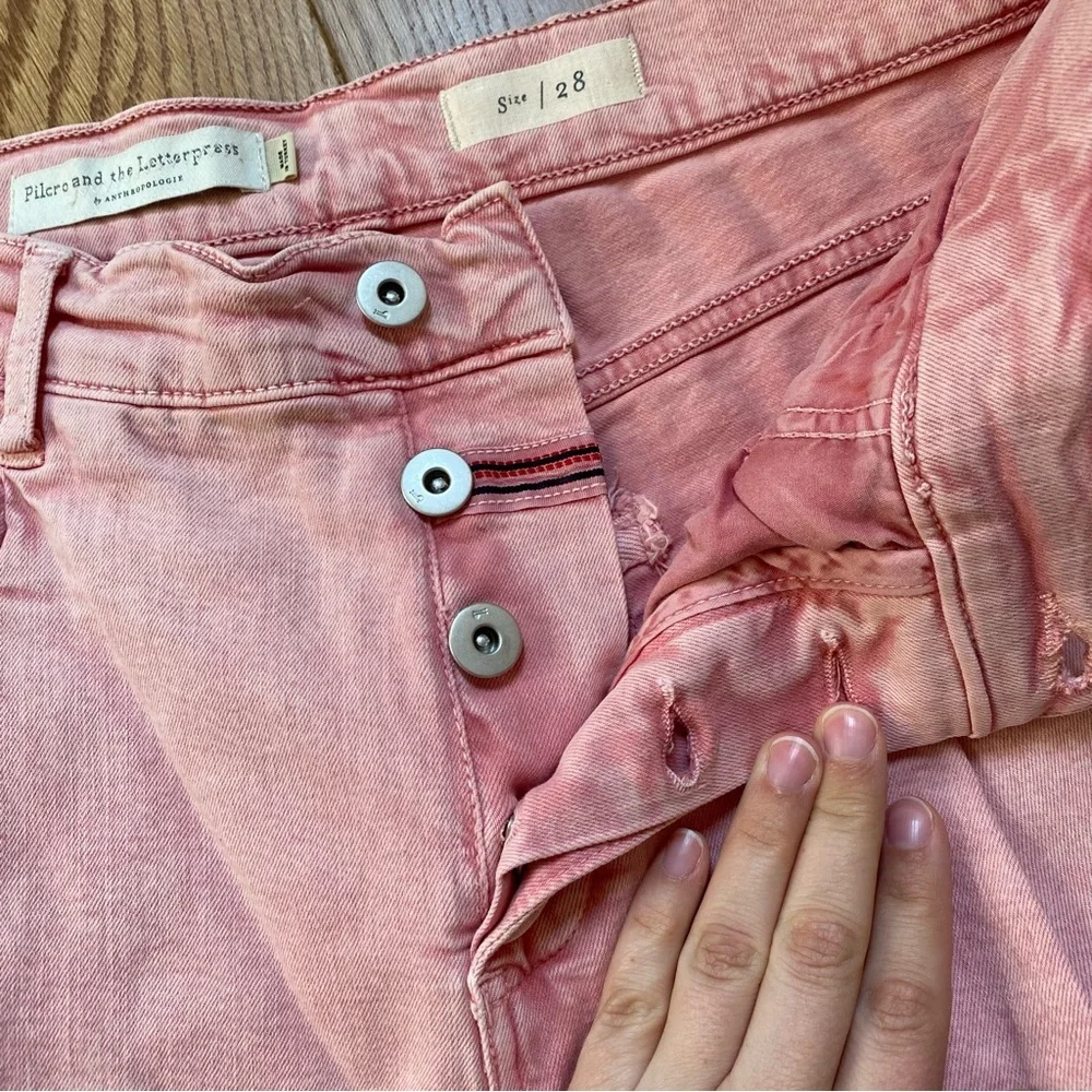 Pilcro pink skinny jeans - Picture 6 of 6